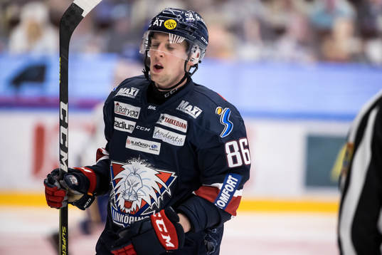 Linköpings Tyler Morley deppar