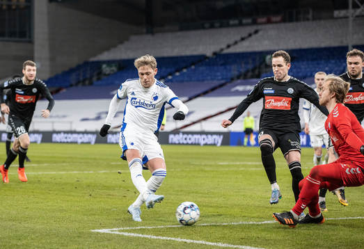 [DK=20210215: Viktor Fischer (7), FC København, scorer til