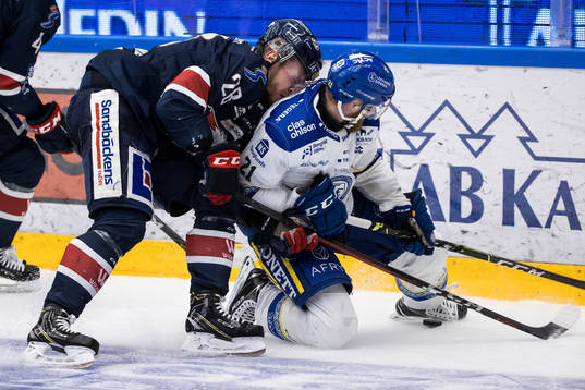 Linköpings Jaakko Rissanen och Leksands Mattias Ritola