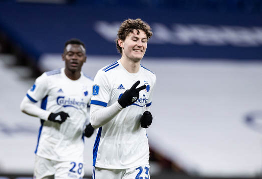 [DK=20210215: Jonas Wind (23), FC København, jubler