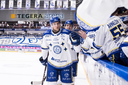 Leksands Fredrik Forsberg jublar
