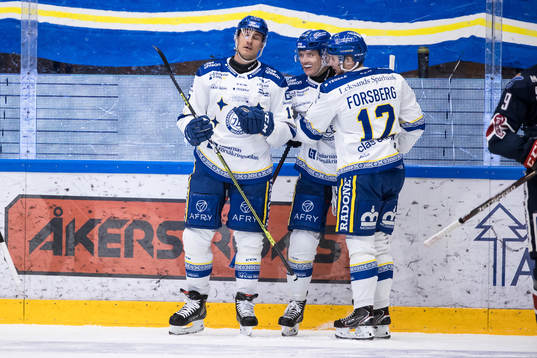 Leksands Fredrik Forsberg jublar