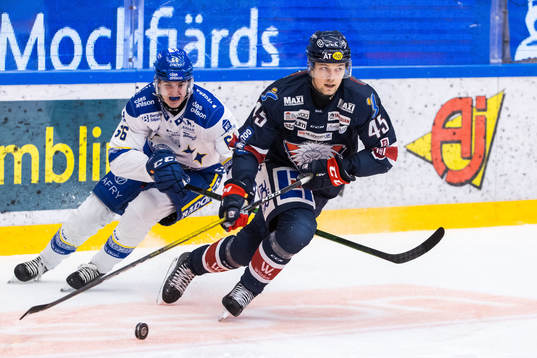 Leksands Nils Åman och Linköpings Simon Lundmark