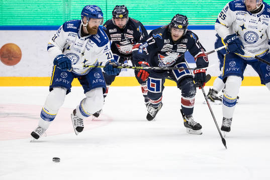 Leksands Mattias Ritola och Linköpings Niko Ojamäki