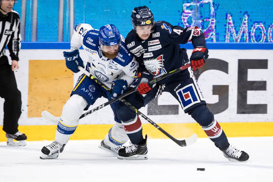 Leksands Mattias Ritola och Linköpings Filip Berglund