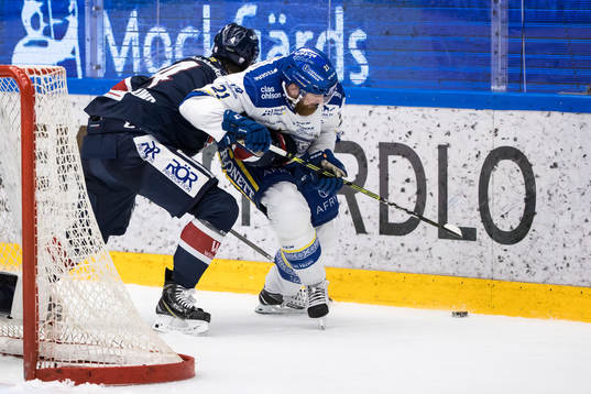 Leksands Mattias Ritola och Linköpings Filip Berglund