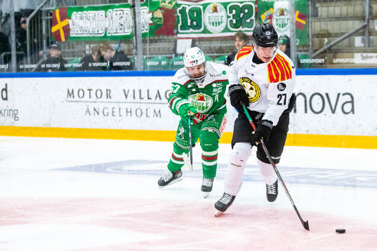 Rögles Leon Bristedt och Brynäs Alexander Ljungkrantz