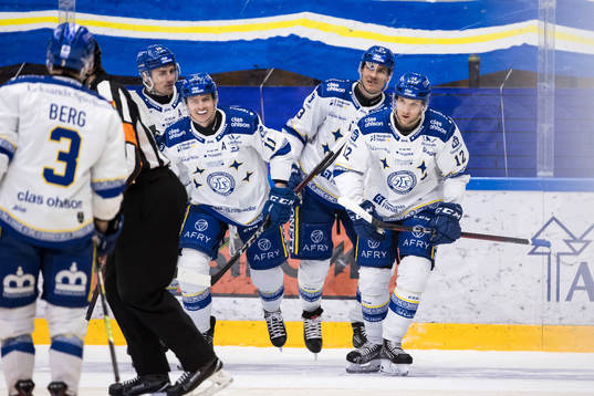 Leksands Fredrik Forsberg jublar