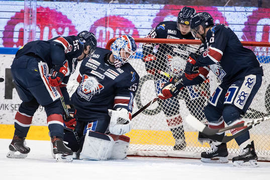 Linköpings målvakt Niklas Lundström och Linköpings
