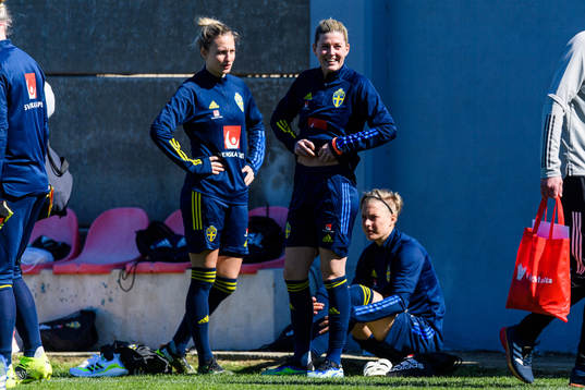 Nathalie Björn and Olivia Schough