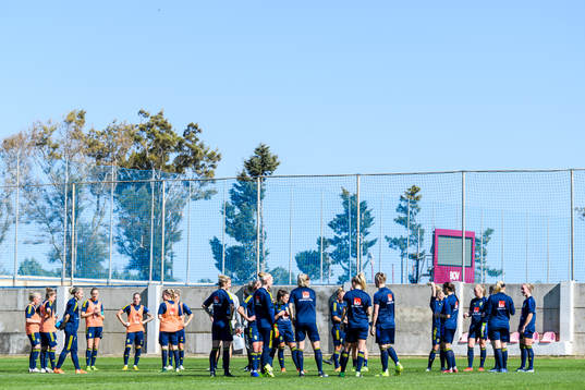 Players gather