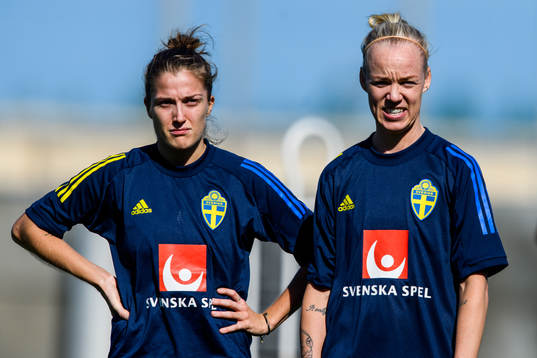 Filippa Angeldal and Caroline Seger