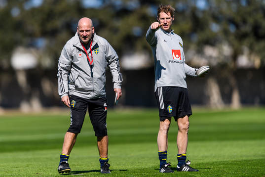 Magnus Wikman, assistant coach and Rasmus Wallin, sports