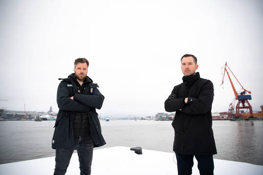 IFK Göteborgs sportchef Pontus Farnerud och Häckens