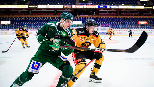 Färjestads Carl Jakobsson och Luleås Nils Lundkvist