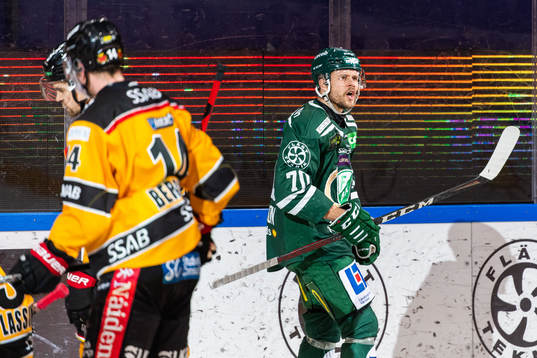 Färjestads Jacob Nilsson jublar
