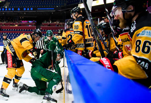 Luleås Karl Fabricius och Färjestads Adam Ginning