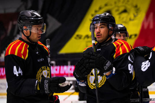 Brynäs Nicklas Danielsson och Shane Harper