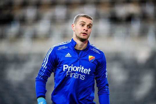 Djurgårdens målvakt Aleksandr Vasyutin