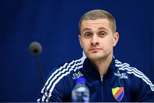 Djurgårdens målvakt Aleksandr Vasyutin