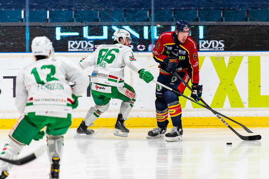 Rögles Eric Gelinas och Djurgårdens Ryan Stoa