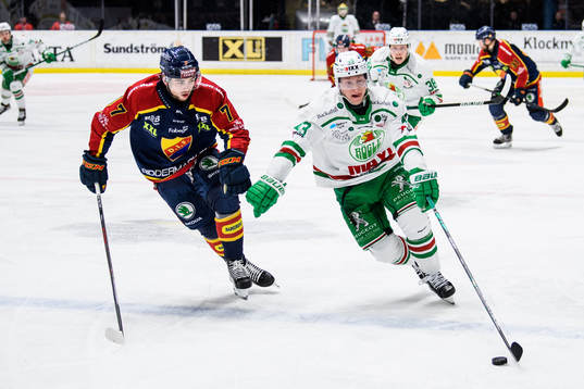 Djurgårdens Bobby Nardella och Rögles Olli Palola