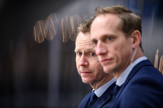 Djurgårdens tränare Robert Ohlsson och assisterande
