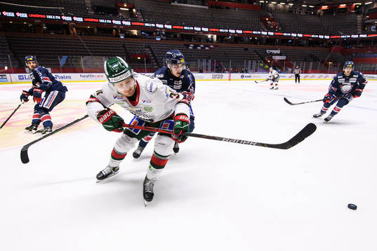 Frölundas Nicklas Lasu och Linköpings Henrik Törnqvist