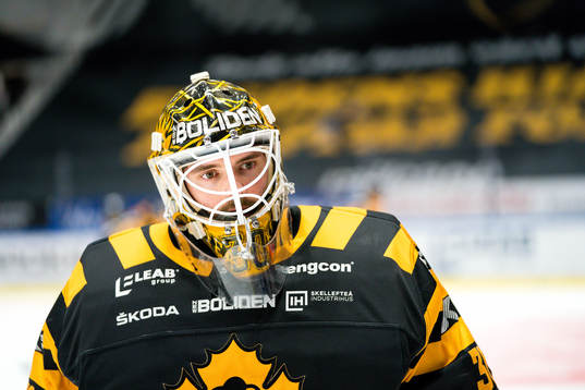 Skellefteås målvakt Gustaf Lindvall