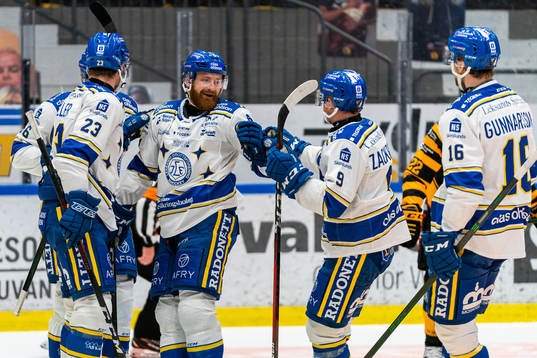 Leksands Mattias Ritola, Mirco Müller och Patrik