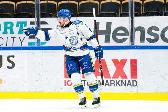 Leksands Matt Caito jublar