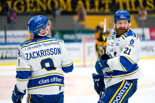 Leksands Patrik Zackrisson och Mattias Ritola