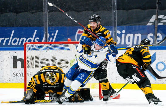 Leksands Patrik Zackrisson och Skellefteås Arvid Lundberg