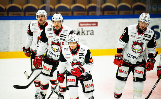 Malmö Redhawks Johan Olofsson jublar