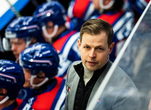 Oskarshamns tränare Martin Filander