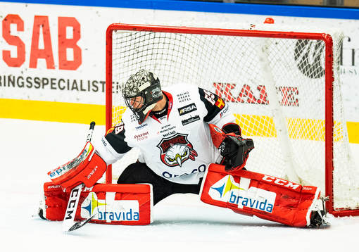 Malmö Redhawks målvakt Oscar Alsenfelt