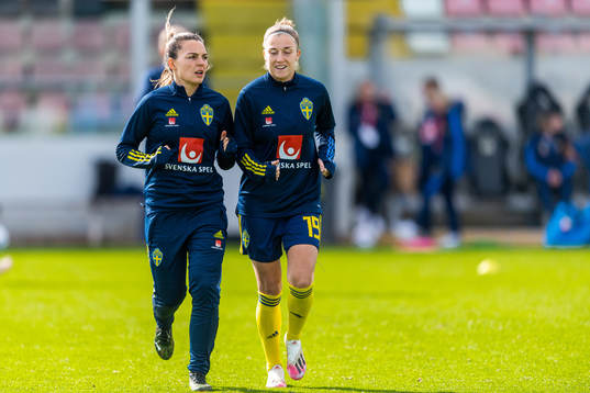 Johanna Rytting Kaneryd and Filippa Angeldal of Sweden