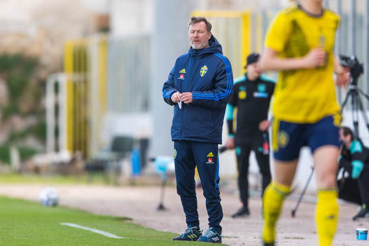 Peter Gerhardsson, head coach of Sweden