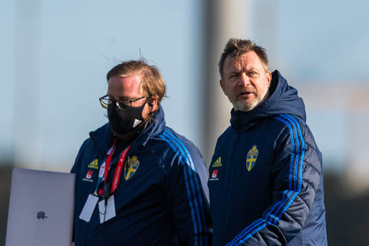 Peter Gerhardsson, head coach of Sweden