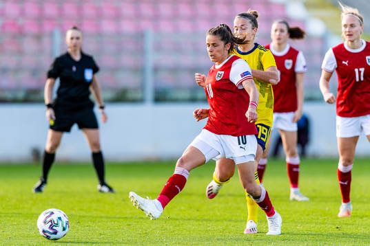 Laura Feiersinger of Austria and Filippa Angeldal of Sweden