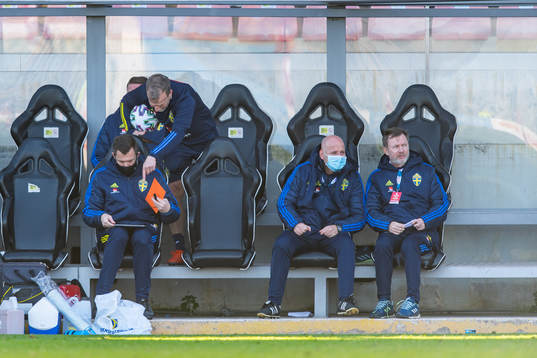Peter Gerhardsson, head coach, and Magnus Wikman, assistant