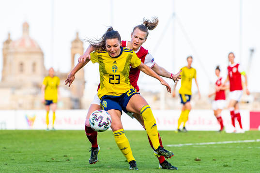 Virginia Kirchberger of Austria and Johanna Rytting Kaneryd
