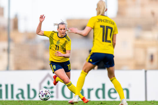 Stina Blackstenius of Sweden
