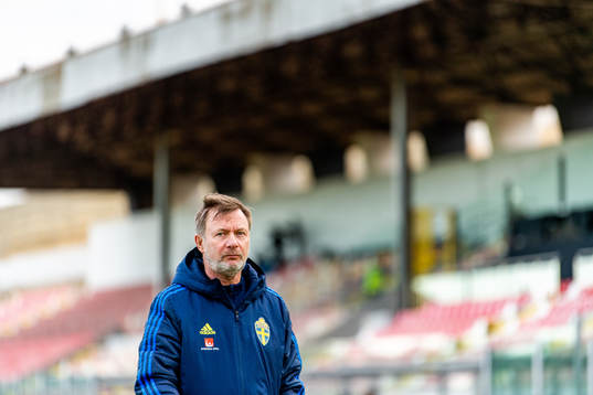 Peter Gerhardsson, head coach of Sweden