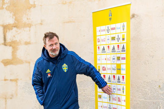 Peter Gerhardsson, head coach of Sweden