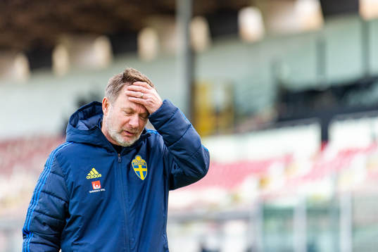 Peter Gerhardsson, head coach of Sweden