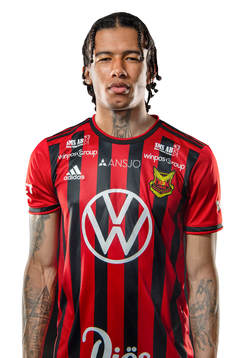Background has been removed) Jerell Sellars of Östersund