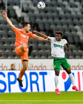 AFC Eskilstunas Abdulkarim Mammar Chaouche och Hammarbys