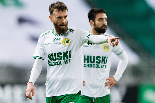 Hammarbys Simon Sandberg och Abdul Khalili