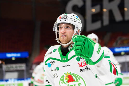 Rögles Simon Ryfors jublar